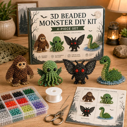 Junafera®🔥Hot Sale - 50% OFF🔥🏆Limited Time Sale 49% OFF🧵✨Petite 3D Beaded Animal Craft Kit