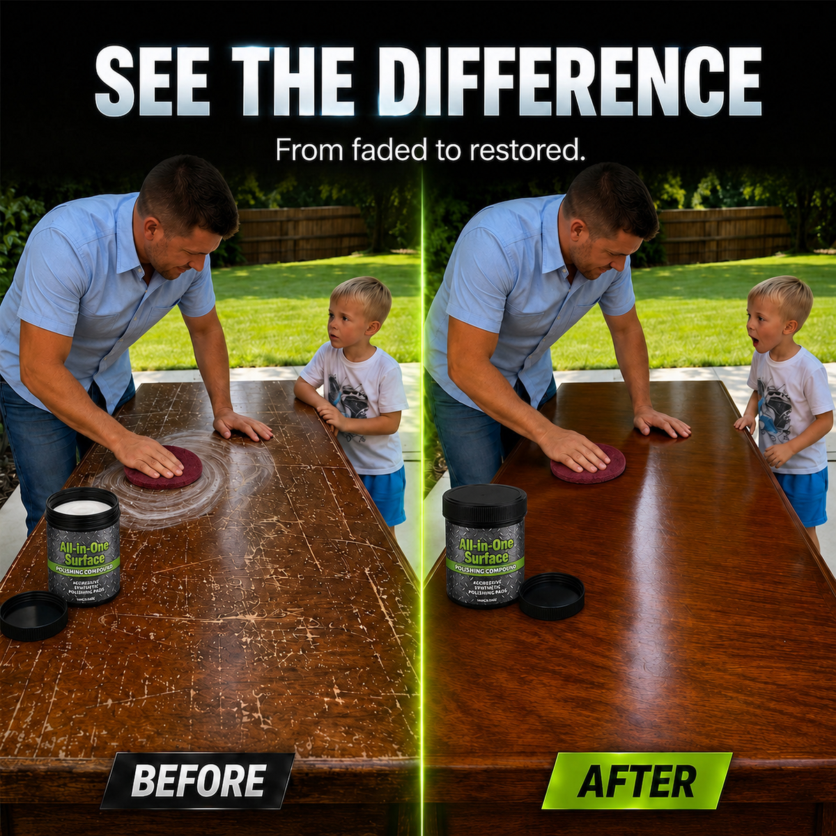 upsell 🎉HOT SALE✨All-in-One Surface Restoration Polish with Pad😎