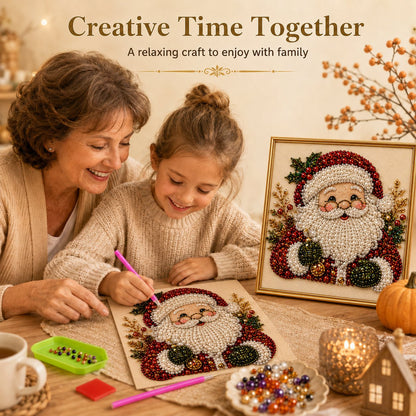 🎨💎Zero-Skill Needed | Junafera® 3D DIY Christmas Pearl Art Kit
