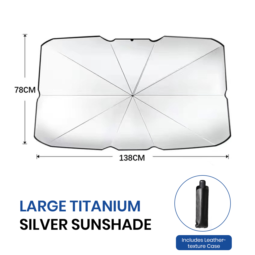 🔥Junafera® 2026 Upgraded Car Windshield Sun Shade Umbrella