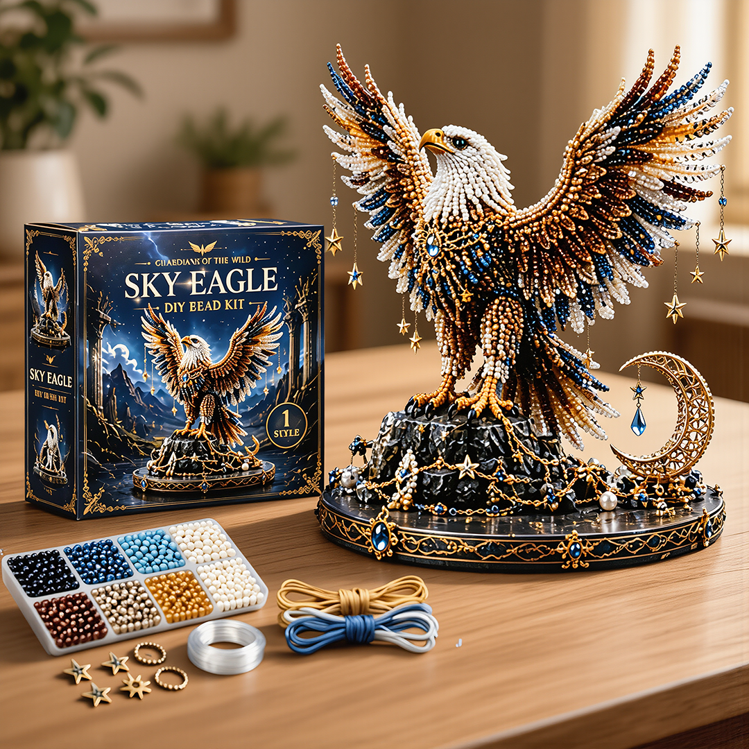 Junafera®🔥Hot Sale - 50% OFF🔥🏆Limited Time Sale 49% OFF🧵✨Petite 3D Beaded Animal Craft Kit