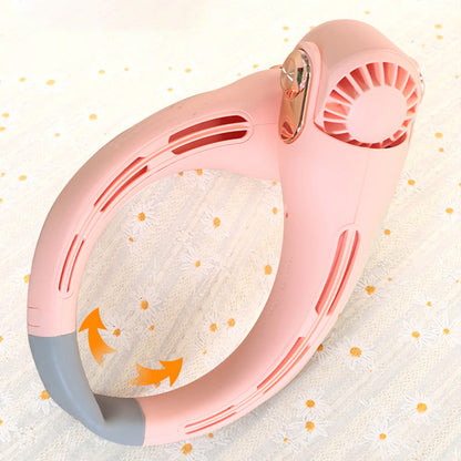 🥳2026 HOT SALE🥳💞50K+ SOLD!🍃 BVJ® Neck Air Conditioner Fan – Ultra‑quiet, 360° rotating, 3 speeds. Hands‑free cooling, long battery. Summer essential! 😎🌬️