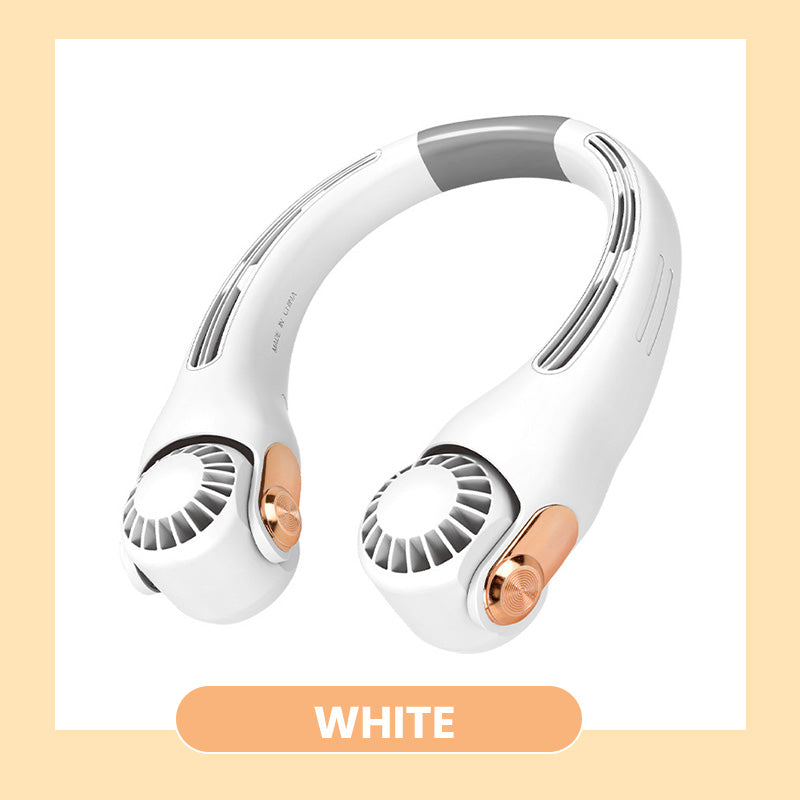 🥳2026 HOT SALE🥳💞50K+ SOLD!🍃 BVJ® Neck Air Conditioner Fan – Ultra‑quiet, 360° rotating, 3 speeds. Hands‑free cooling, long battery. Summer essential! 😎🌬️