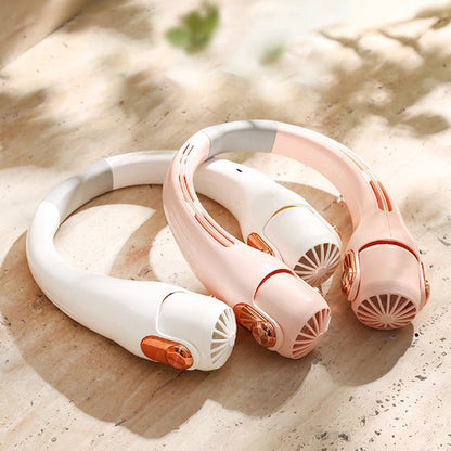 🥳2026 HOT SALE🥳💞50K+ SOLD!🍃 BVJ® Neck Air Conditioner Fan – Ultra‑quiet, 360° rotating, 3 speeds. Hands‑free cooling, long battery. Summer essential! 😎🌬️