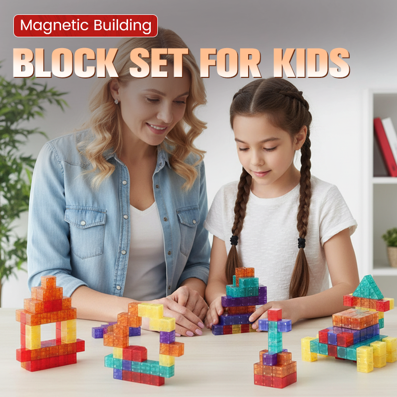Junafera® Magnetic Building Block Set for Kids