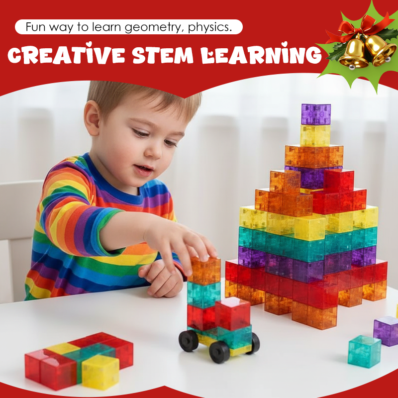 Junafera® Magnetic Building Block Set for Kids