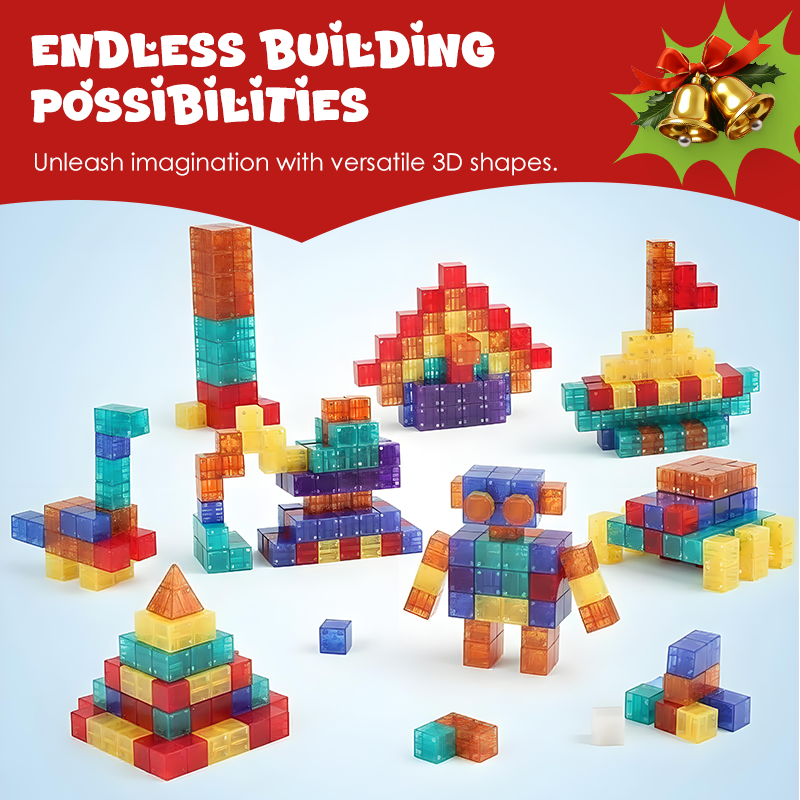Junafera® Magnetic Building Block Set for Kids