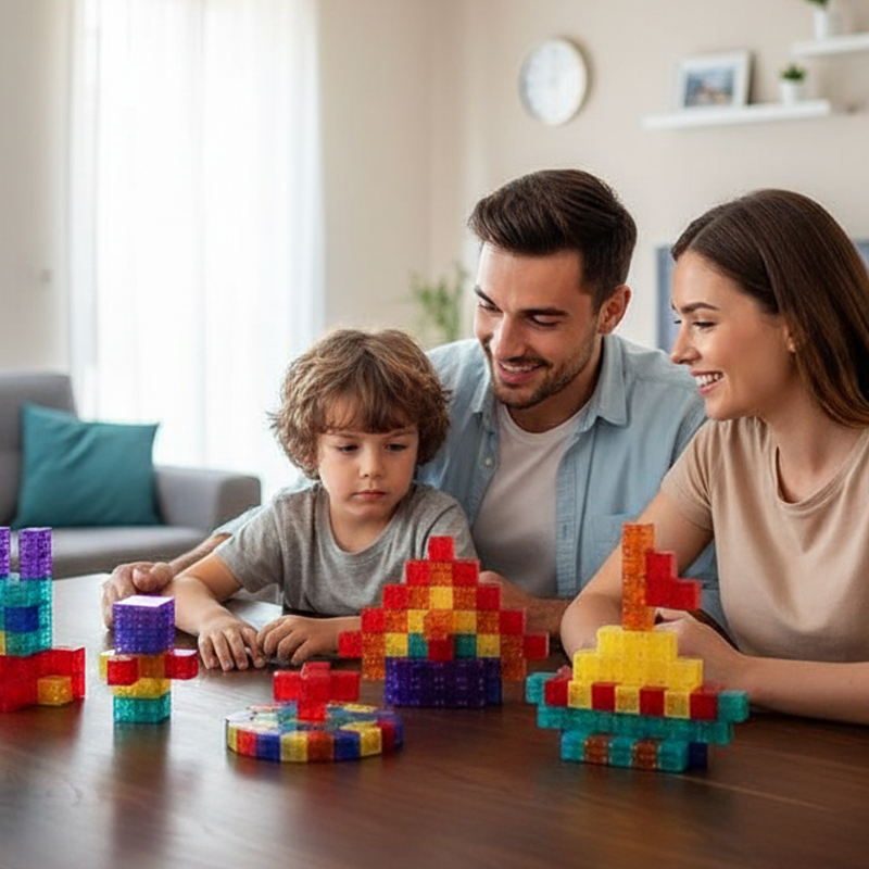 Junafera® Magnetic Building Block Set for Kids