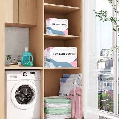 Junafera® 🧳💨 50% OFF! No‑Pump Vacuum Storage Bags – Press & seal, no pump needed. Saves 80% space, keeps clothes dry & dust‑free. Perfect for bulky bedding & off‑season gear. 🛏️🗄️