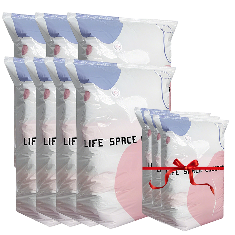 Junafera® 🧳💨 50% OFF! No‑Pump Vacuum Storage Bags – Press & seal, no pump needed. Saves 80% space, keeps clothes dry & dust‑free. Perfect for bulky bedding & off‑season gear. 🛏️🗄️
