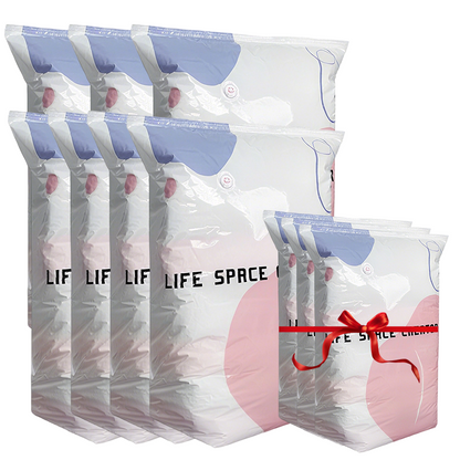 Junafera® 🧳💨 50% OFF! No‑Pump Vacuum Storage Bags – Press & seal, no pump needed. Saves 80% space, keeps clothes dry & dust‑free. Perfect for bulky bedding & off‑season gear. 🛏️🗄️