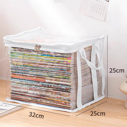 Junafera® ⏰🔥LIMITED TIME 50% OFF! 🏠 Transparent Large-Capacity Dustproof & Moisture-Proof Storage Bag – Perfect for Clothes, Toys, Books & More ✨