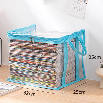 Junafera® ⏰🔥LIMITED TIME 50% OFF! 🏠 Transparent Large-Capacity Dustproof & Moisture-Proof Storage Bag – Perfect for Clothes, Toys, Books & More ✨