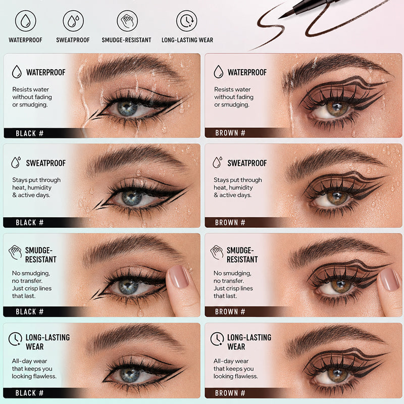 Junafera® Waterproof Liquid Eyeliner Pen
