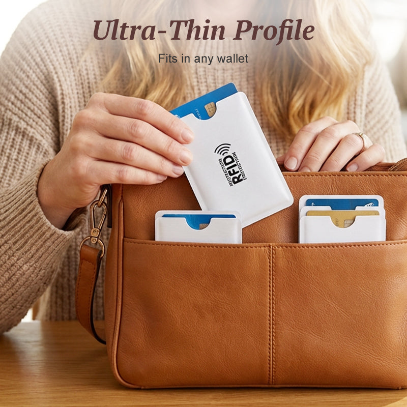 Junafera® RFID Blocking Sleeves for Credit Cards