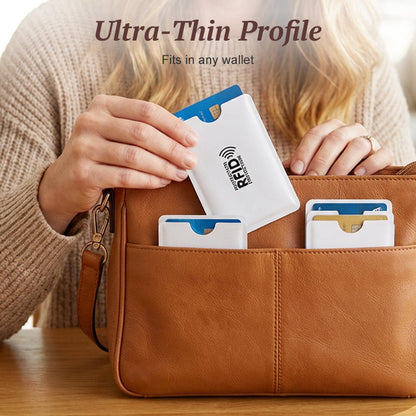 Junafera® RFID Blocking Sleeves for Credit Cards