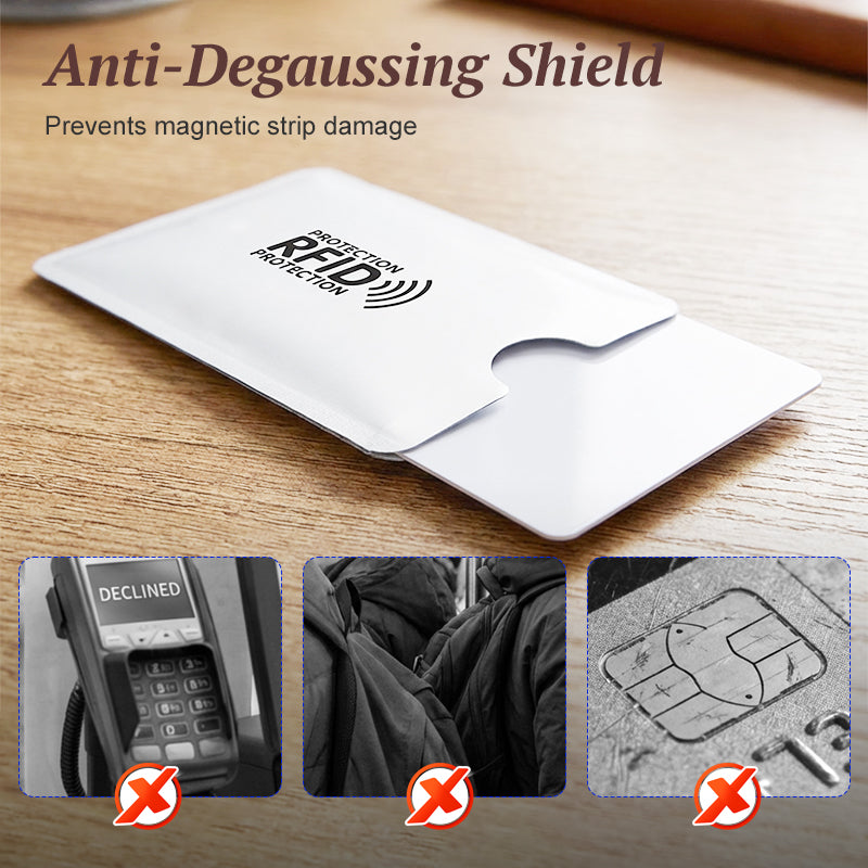 Junafera® RFID Blocking Sleeves for Credit Cards