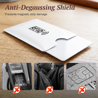 Junafera® RFID Blocking Sleeves for Credit Cards