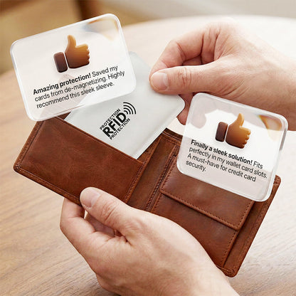 Junafera® RFID Blocking Sleeves for Credit Cards