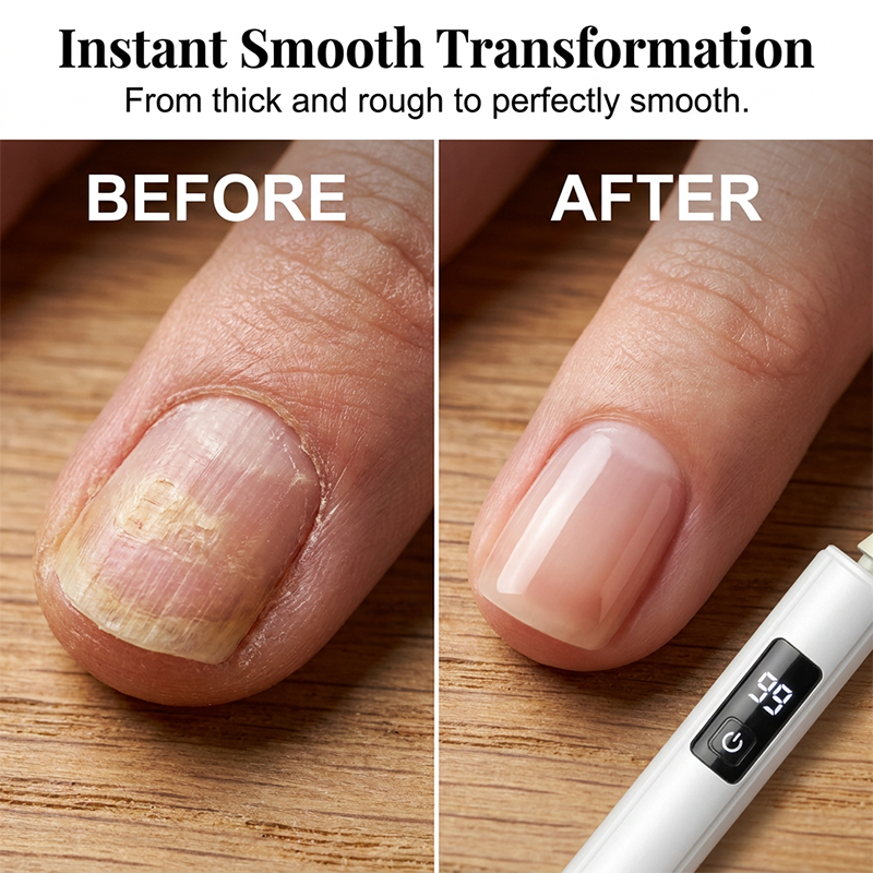 🥳2026 HOT SALE🥳💞50K+ SOLD!💅✨ 50% OFF! Junafera® Professional Electric Nail Polisher – Smooths thick nails, 99-speed display. Multiple heads for shaping & buffing. Salon at home! 🌟💎