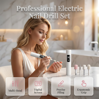 🥳2026 HOT SALE🥳💞50K+ SOLD!💅✨ 50% OFF! Junafera® Professional Electric Nail Polisher – Smooths thick nails, 99-speed display. Multiple heads for shaping & buffing. Salon at home! 🌟💎