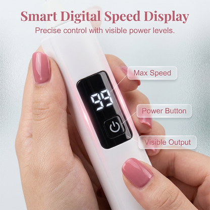 🥳2026 HOT SALE🥳💞50K+ SOLD!💅✨ 50% OFF! Junafera® Professional Electric Nail Polisher – Smooths thick nails, 99-speed display. Multiple heads for shaping & buffing. Salon at home! 🌟💎