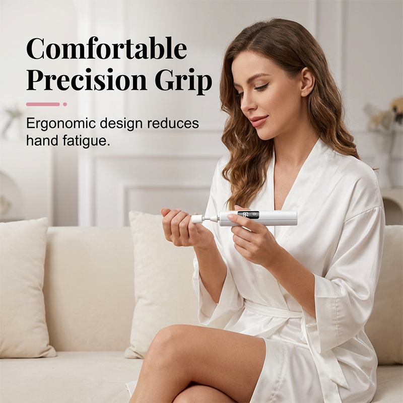 🥳2026 HOT SALE🥳💞50K+ SOLD!💅✨ 50% OFF! Junafera® Professional Electric Nail Polisher – Smooths thick nails, 99-speed display. Multiple heads for shaping & buffing. Salon at home! 🌟💎