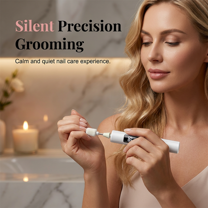 🥳2026 HOT SALE🥳💞50K+ SOLD!💅✨ 50% OFF! Junafera® Professional Electric Nail Polisher – Smooths thick nails, 99-speed display. Multiple heads for shaping & buffing. Salon at home! 🌟💎