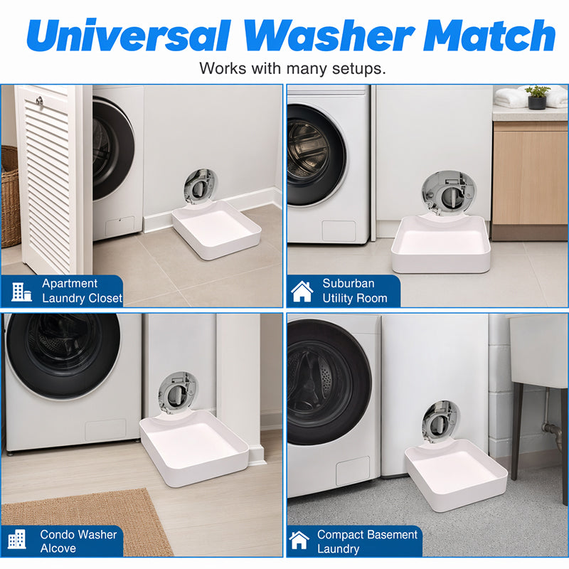 upsell 🌟LAST DAY SALE: ONLY $ 9.99!!🎁✨Junafera® Universal Front-Load Washing Machine Drain Pan