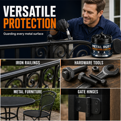 🥳2026 HOT SALE🥳💞50K+ SOLD!🔧🏠 60% OFF! Junafera® Metal Rust Protection Black Repair Paste – Restores rusty gates, railings & tools. Forms protective coating – no need to replace! 🛡️✨ upsell